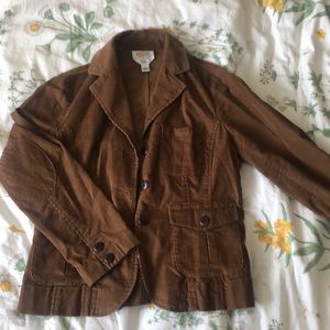 Vintage tan corduroy blazer